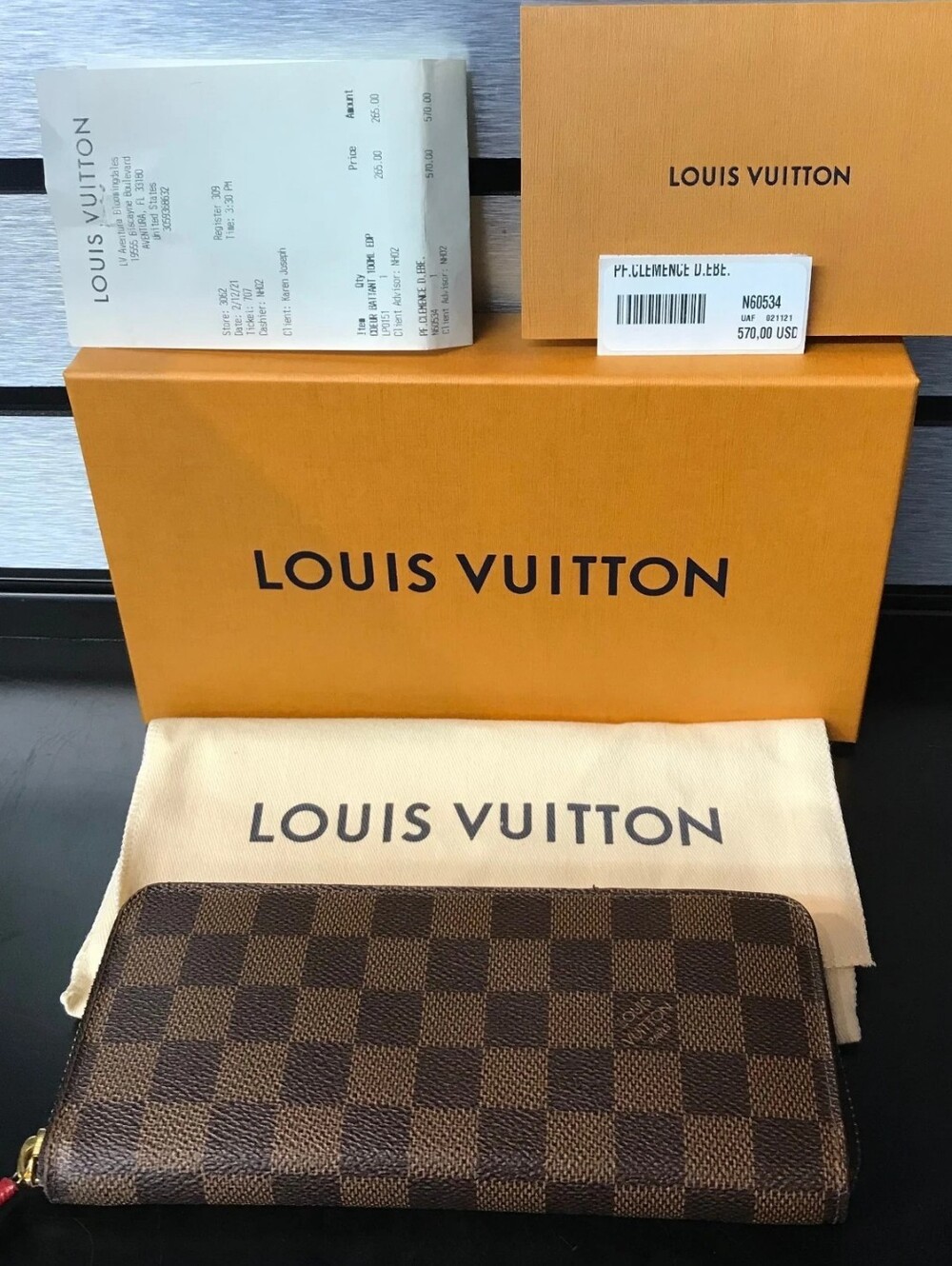 Louis Vuitton Clemence Wallet